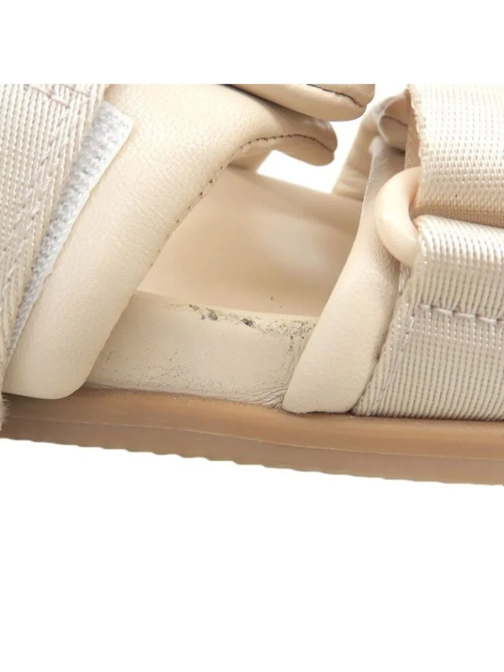 Moncler Sandals Shoes Beige 38 - Picture 4 of 6